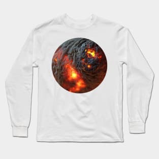 Flaming Seashell 1 Long Sleeve T-Shirt